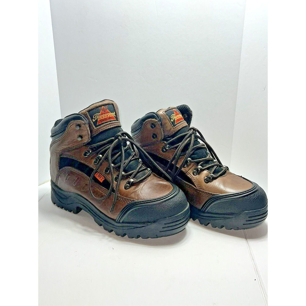 Thorogood Hiking Boots, Size 7W Brown Leather women's